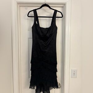 BEAUTIFUL ABS ALLEN SCHWARTZ DRESSElegant Black Sleeveless Dress